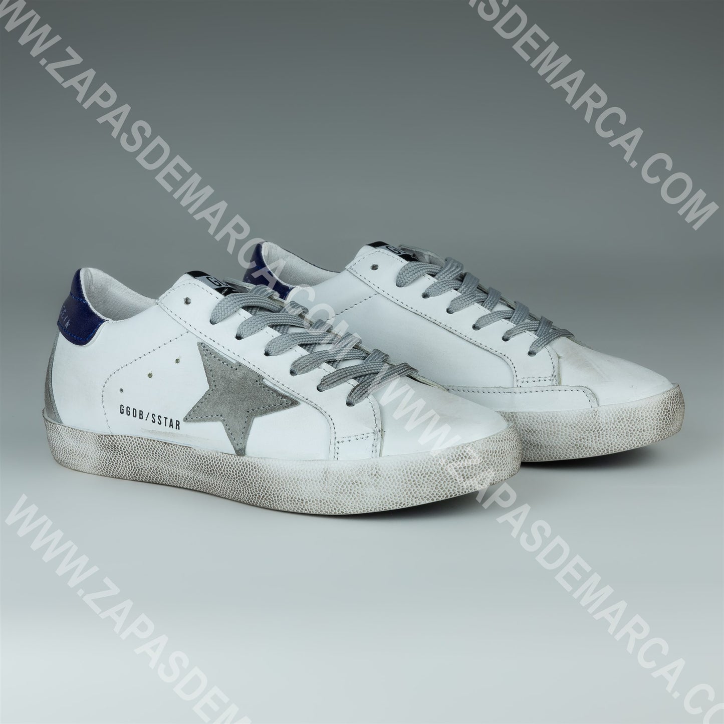 GOLDEN GOOSE - BLANCO CON AZUL