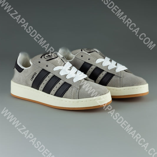 ADIDAS CAMPUS GRIS Y NEGRO